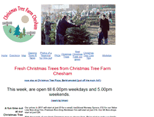 Tablet Screenshot of christmastreefarm.co.uk